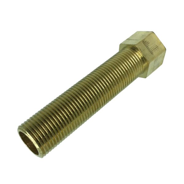 Max 1 Pc 1 2  Brass Male Female Thread Straight Adapter Connector Fitting 100mm Online Hot Sale