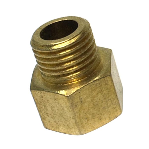 Max 1 Pc Brass Male Female Thread Adapter Connector Fitting Bushing DN8 x DN8 For Sale