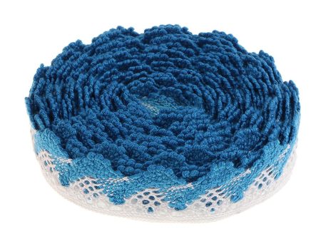 Max 1 Piece Lace Trim Edge Fringe Bias Tape for Sewing Accessories Light Blue Online