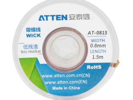 Max 1 Roll BGA Suction Desoldering Tin Wire Copper Wick Spool Wire 0815-white Sale