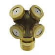 Max 1 2  DN15 Brass 20mm Heavy Water Fountain Nozzle Agriculture Spray Adapter For Discount