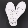 Max 1 Pair Memory Foam Shoe Inserts Massage Insole Cushion for Women Men White Fashion