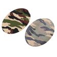 Max 1 Pair Oval Iron Sew On Patches Elbow Knee Repair Sewing Applique Camouflage For Sale