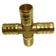 Max Brass Metal Pipe Coupler Adapter Male Thread Cross Connector 14mm Online