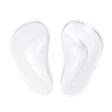 Max 1 Pair Silicone Arch Support Insoles Orthotic Insoles Cushion Insert L Clear Fashion