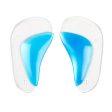 Max 1 Pair Silicone Arch Support Insoles Orthotic Insoles Cushion Insert L Blue Discount