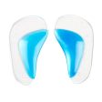 Max 1 Pair Silicone Arch Support Insoles Orthotic Insoles Cushion Insert L Blue Discount